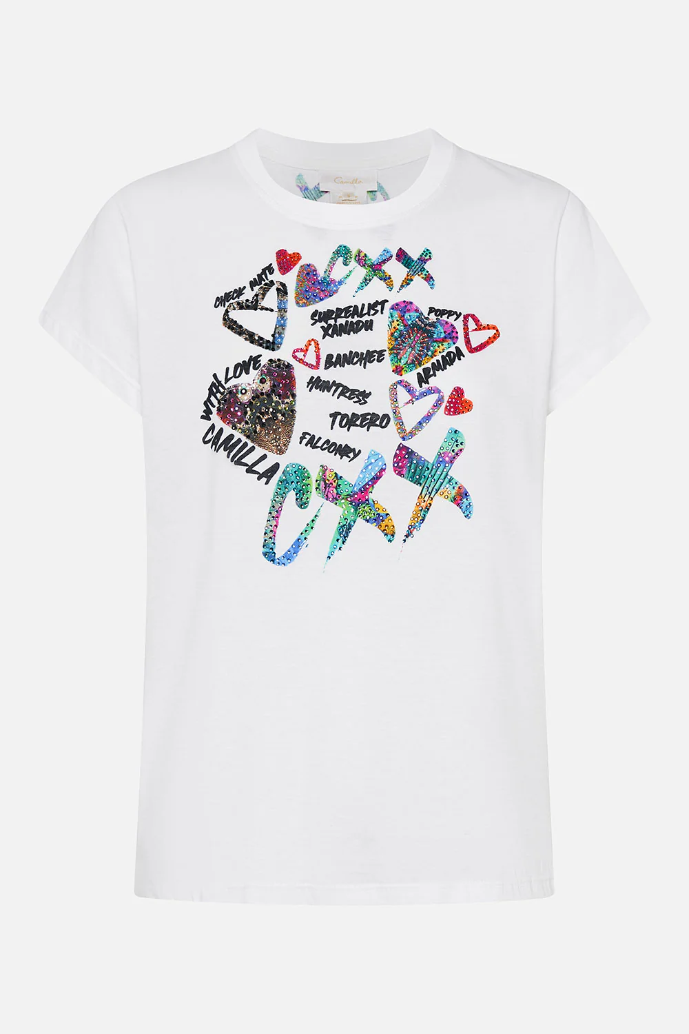 SLIM FIT ROUND NECK T-SHIRT SHES A WRITE OFF - Image 3