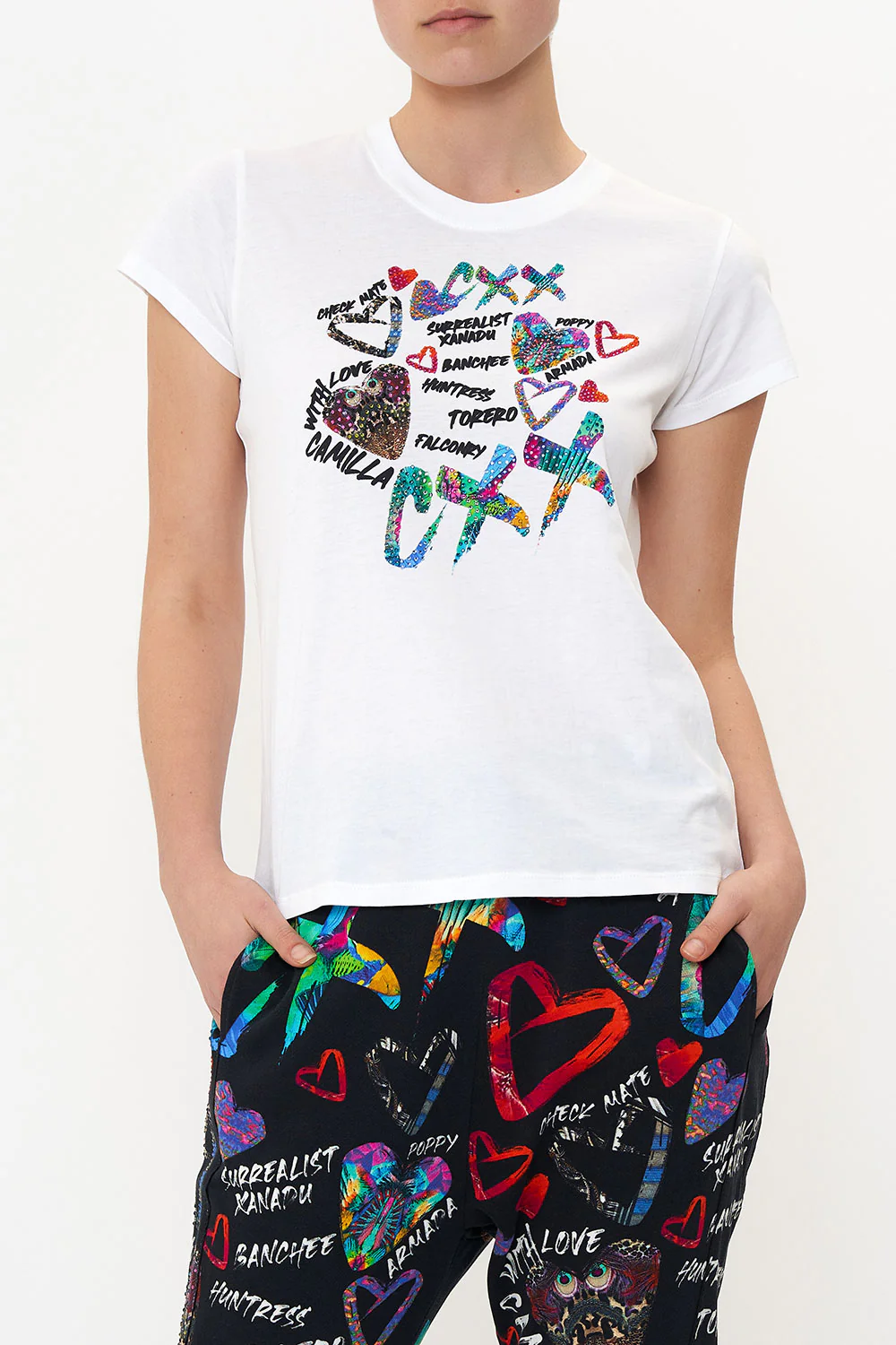 SLIM FIT ROUND NECK T-SHIRT SHES A WRITE OFF - Image 5